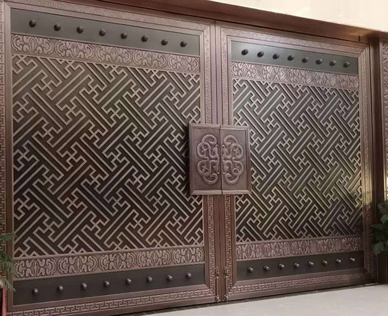 沈阳定制铜门案例
