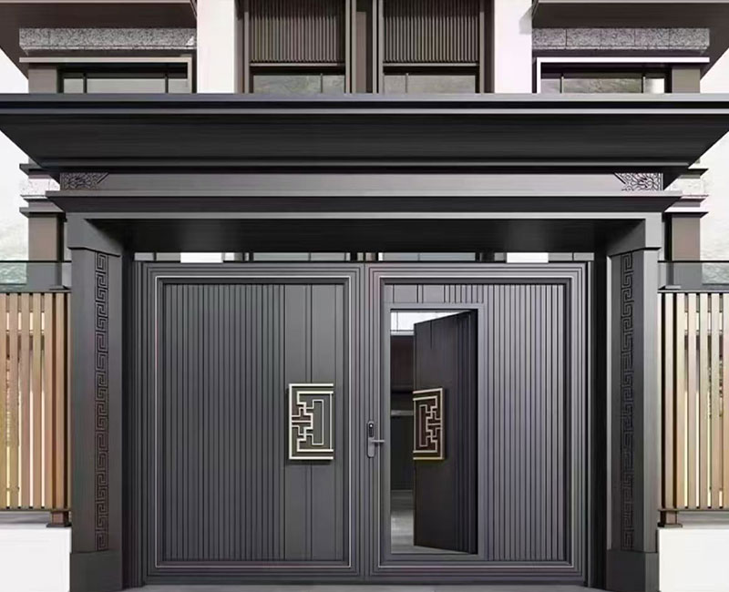 沈阳入户铜门案例