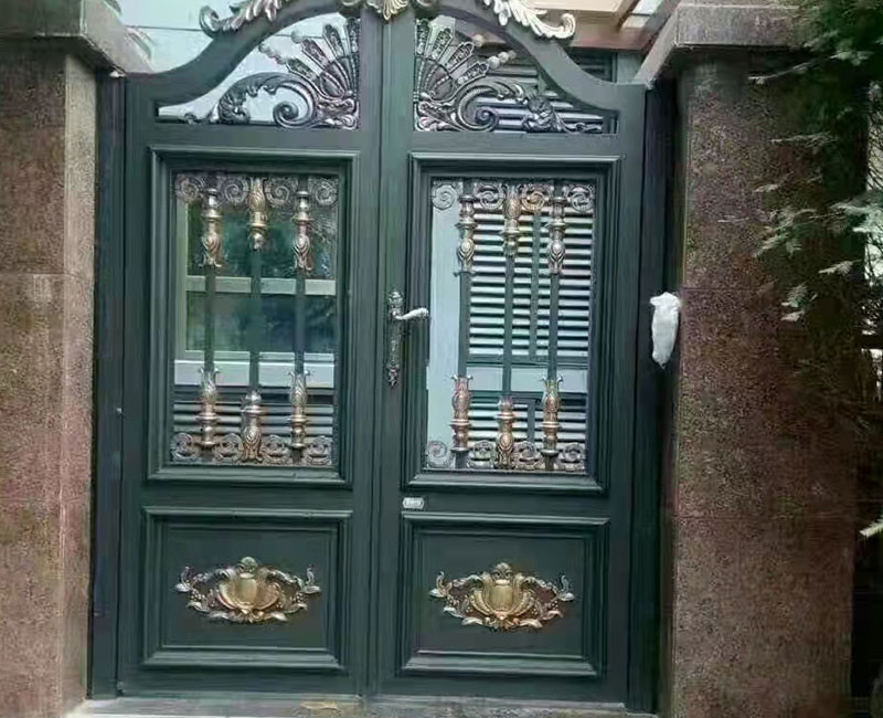 沈阳庭院铜门加工
